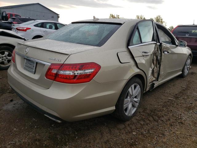 WDDHF2EB7CA567138 - 2012 MERCEDES-BENZ E 350 BLUE BEIGE photo 4