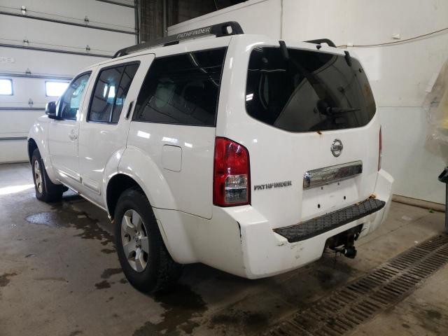 5N1AR18W57C644347 - 2007 NISSAN PATHFINDER WHITE photo 3