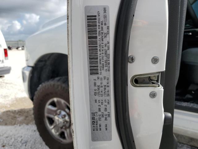 3C6UR5DL1JG395027 - 2018 RAM 2500 SLT WHITE photo 10