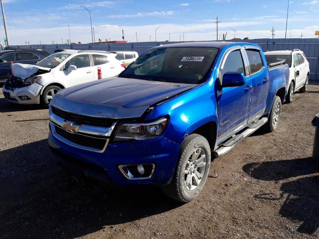 1GCGTCEN0L1177075 - 2020 CHEVROLET COLORADO L BLUE photo 2