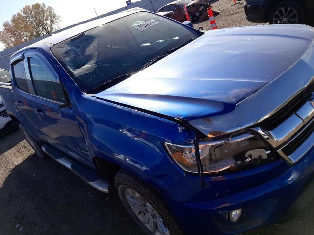 1GCGTCEN0L1177075 - 2020 CHEVROLET COLORADO L BLUE photo 9