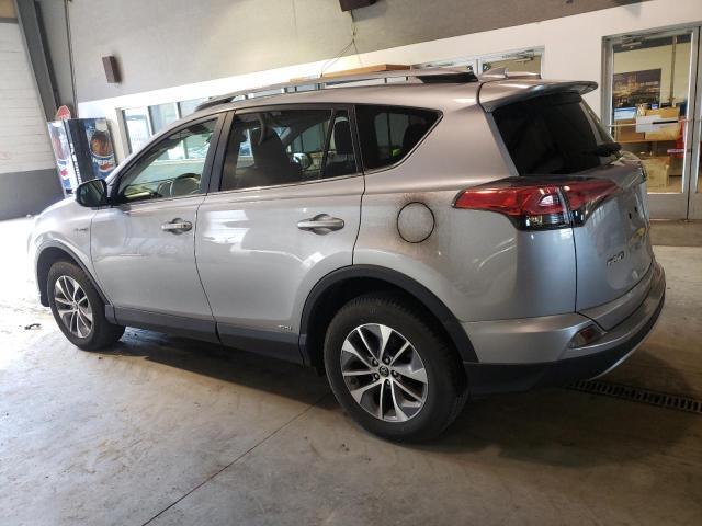 JTMRJREVXJD193412 - 2018 TOYOTA RAV4 HV LE SILVER photo 2