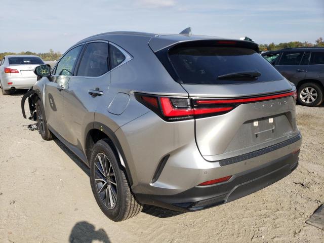 JTJGGCEZXN5001974 - 2022 LEXUS NX 350 SILVER photo 3