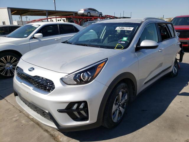 KNDCB3LC4L5397332 - 2020 KIA NIRO LX SILVER photo 2