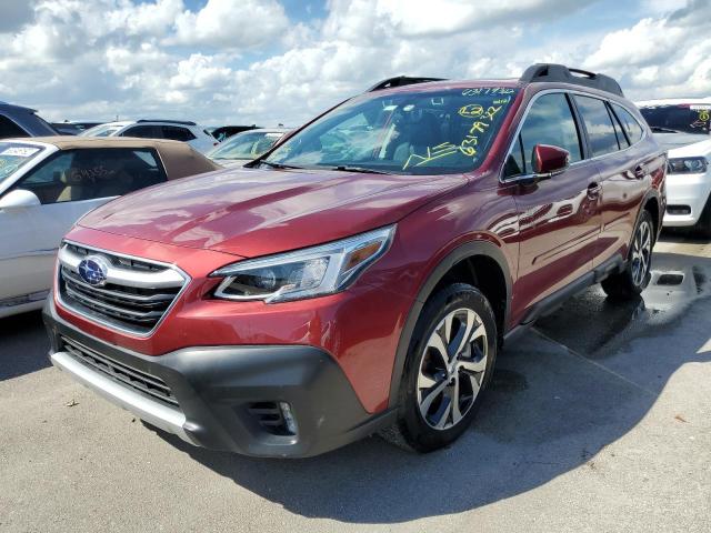 4S4BTANC1L3173775 - 2020 SUBARU OUTBACK LI RED photo 2