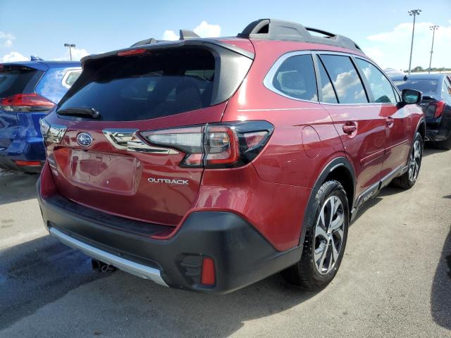 4S4BTANC1L3173775 - 2020 SUBARU OUTBACK LI RED photo 3