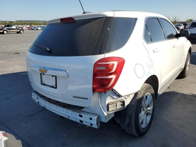 2GNFLEEK3G6102622 - 2016 CHEVROLET EQUINOX WHITE photo 4