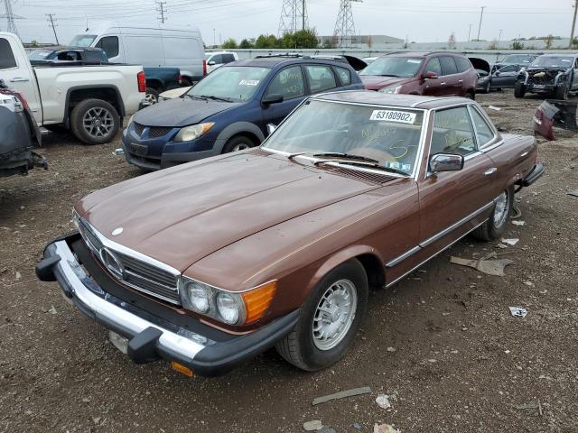 10704412048206 - 1978 MERCEDES-BENZ SL 450 BROWN photo 2