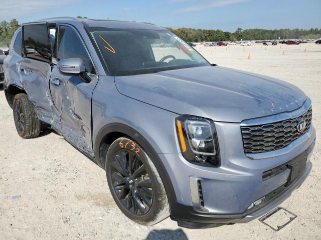 5XYP54HC0MG127868 - 2021 KIA TELLURIDE SILVER photo 1