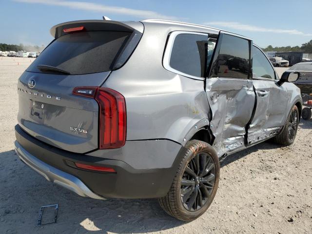 5XYP54HC0MG127868 - 2021 KIA TELLURIDE SILVER photo 4