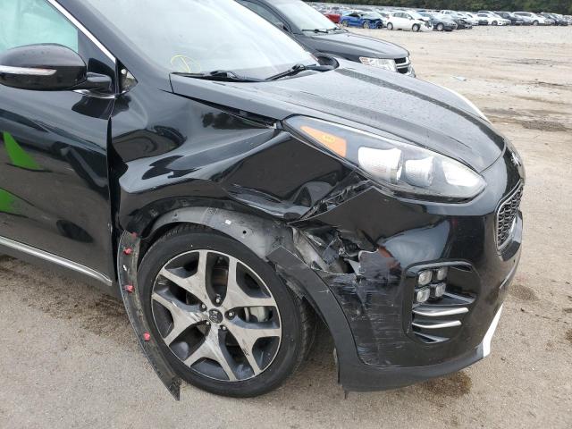 KNDPR3A67H7149484 - 2017 KIA SPORTAGE S BLACK photo 9