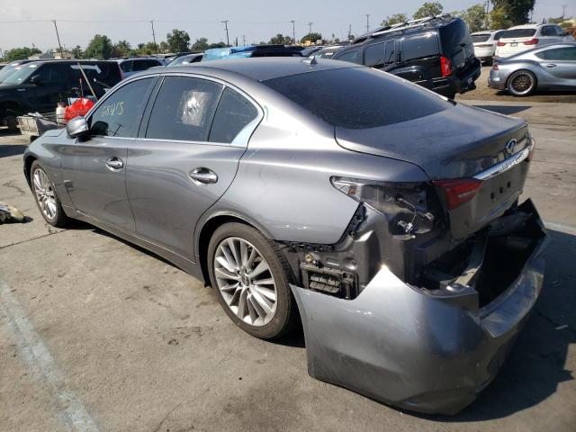 JN1EV7AP9JM363275 - 2018 INFINITI Q50 LUXE GRAY photo 3