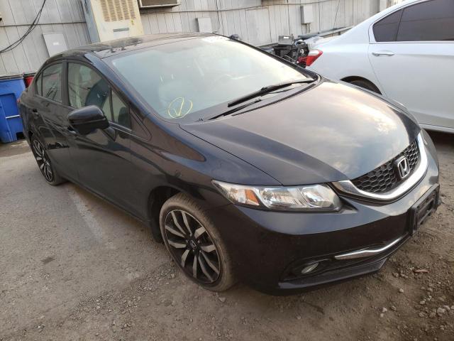 2HGFB2F95FH540570 - 2015 HONDA CIVIC EXL 黑色 照片 1