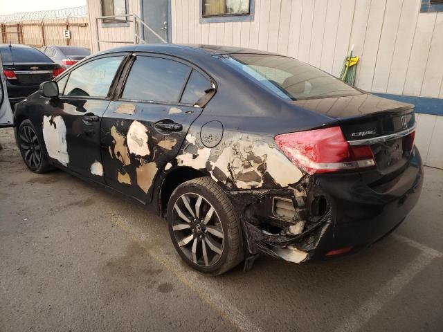 2HGFB2F95FH540570 - 2015 HONDA CIVIC EXL 黑色 照片 3