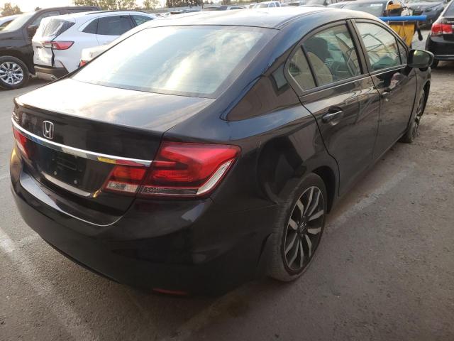 2HGFB2F95FH540570 - 2015 HONDA CIVIC EXL 黑色 照片 4