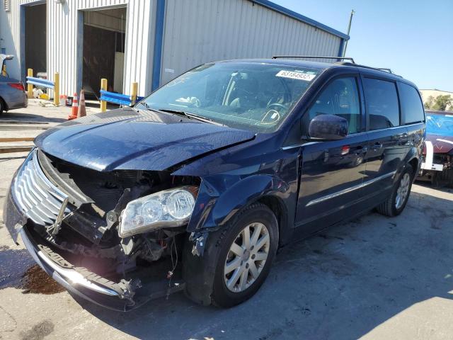 2C4RC1BGXFR645154 - 2015 CHRYSLER TOWN & COU BLUE photo 2