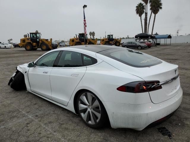 5YJSA1E27MF426121 - 2021 TESLA MODEL S Սպիտակ լուսանկար 3