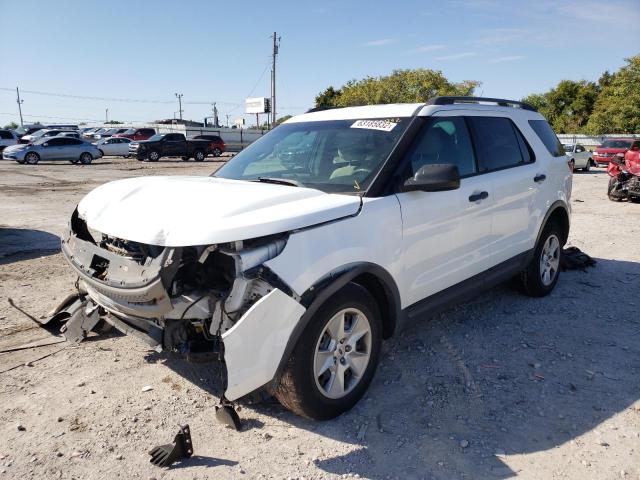 1FM5K7B80DGC95752 - 2013 FORD EXPLORER WHITE photo 2