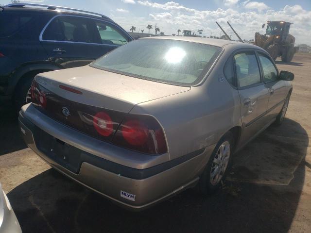 2G1WF52EX39444455 - 2003 CHEVROLET IMPALA CREAM photo 4