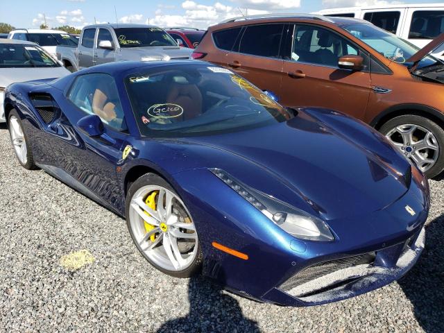 ZFF80AMAXH0224157 - 2017 FERRARI 488 SPIDER BLUE photo 1