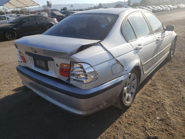 WBAAZ33463PH32610 - 2003 BMW 325I SILVER photo 4