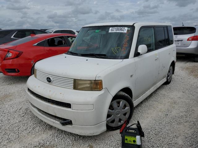 JTLKT324550176670 - 2005 TOYOTA SCION XB Weiß Foto 2