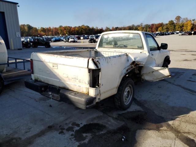 1B7FL16G1MS321082 - 1991 DODGE DAKOTA WHITE photo 4