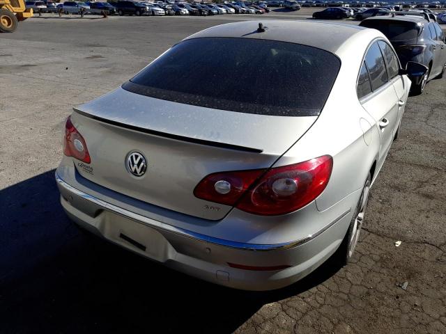 WVWHP7AN6BE707580 - 2011 VOLKSWAGEN CC LUXURY SILVER photo 4