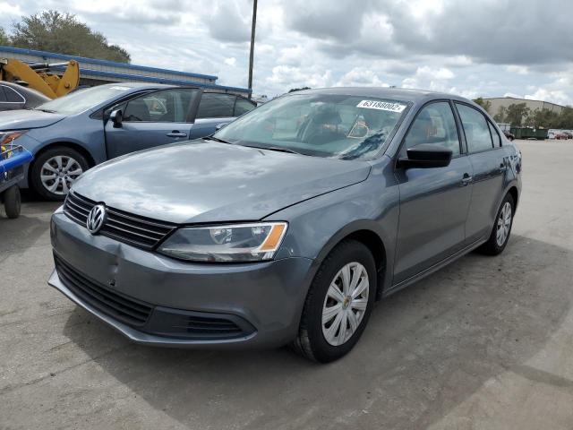 3VW2K7AJ4EM296600 - 2014 VOLKSWAGEN JETTA BASE CHARCOAL photo 2