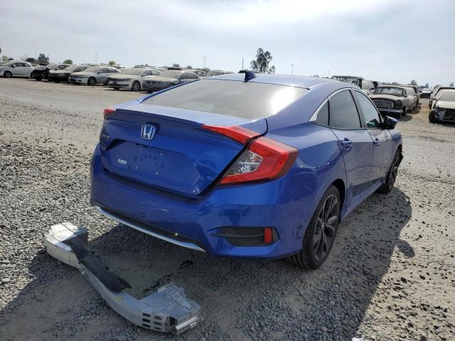 19XFC1F70KE011635 - 2019 HONDA CIVIC EXL 蓝色 照片 4