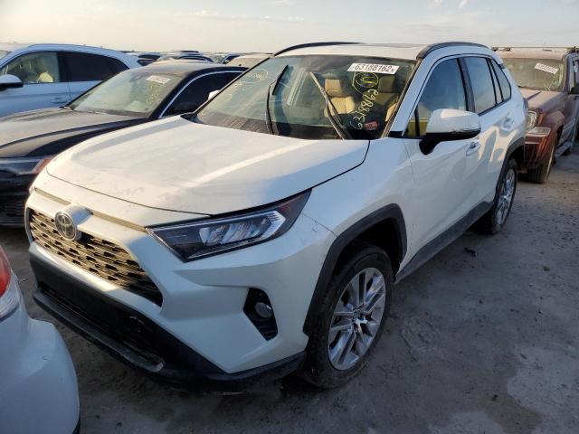 2T3C1RFV7MW175526 - 2021 TOYOTA RAV4 XLE P WHITE photo 2