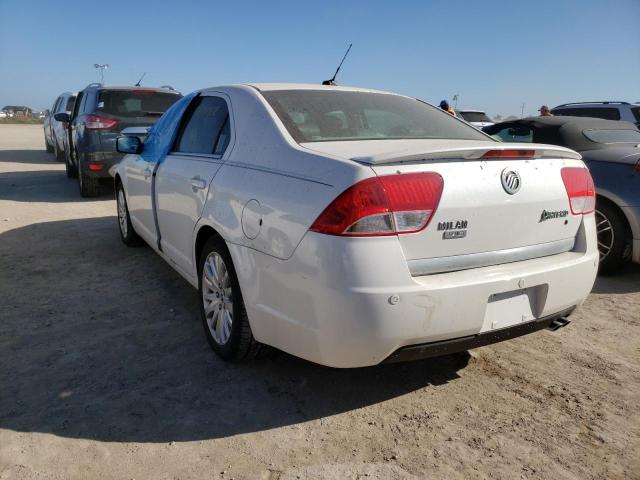 3MEDM0L31AR639449 - 2010 MERCURY MILAN HYBR WHITE photo 3