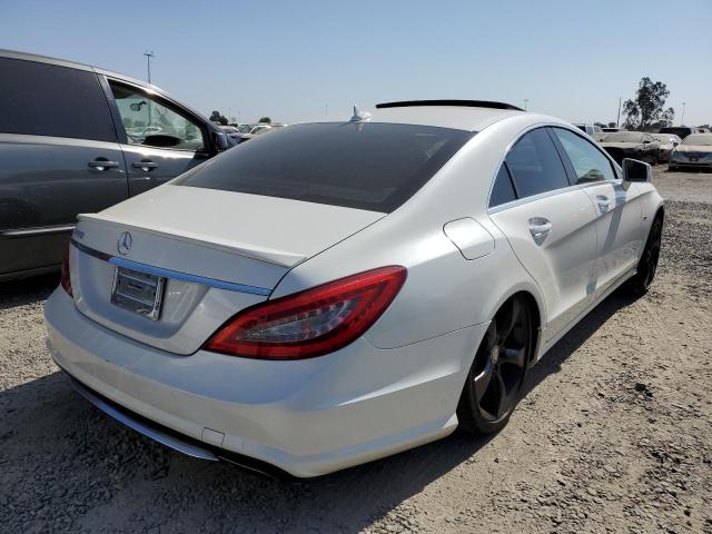 WDDLJ7DB9CA027619 - 2012 MERCEDES-BENZ CLS 550 WHITE photo 4