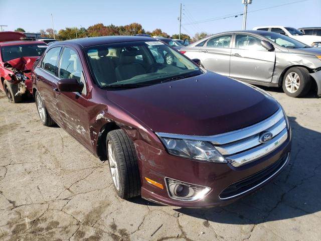 3FAHP0JG8BR187880 - 2011 FORD FUSION SEL BURGUNDY photo 1