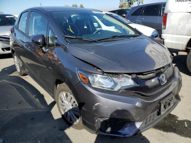 JHMGK5H56GS003696 - 2016 HONDA FIT LX GRAY photo 1