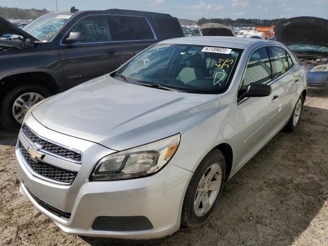 1G11B5SAXDF142031 - 2013 CHEVROLET MALIBU LS SILVER photo 2