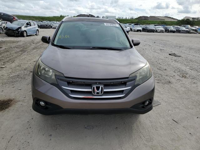 5J6RM4H79CL022127 - 2012 HONDA CR-V EXL BROWN photo 9