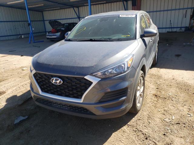 KM8J2CA42KU918535 - 2019 HYUNDAI TUCSON SE BLUE photo 9