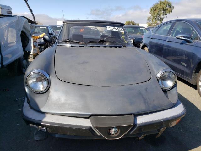 ZARBA5586H1048700 - 1987 ALFA ROMEO SPIDER VEL GRAY photo 9