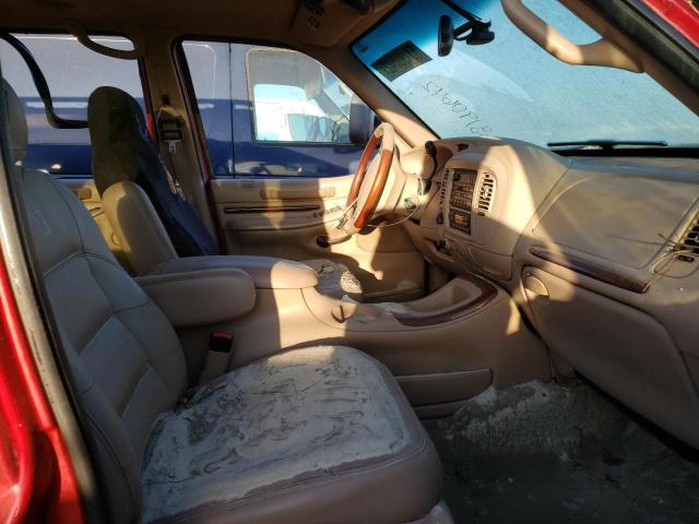 5LMPU28A7XLJ26532 - 1999 LINCOLN NAVIGATOR 红色 照片 5