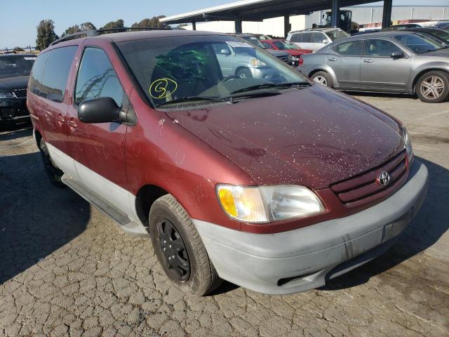 4T3ZF13C41U397310 - 2001 TOYOTA SIENNA LE RED photo 1