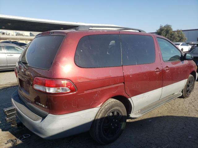 4T3ZF13C41U397310 - 2001 TOYOTA SIENNA LE RED photo 4