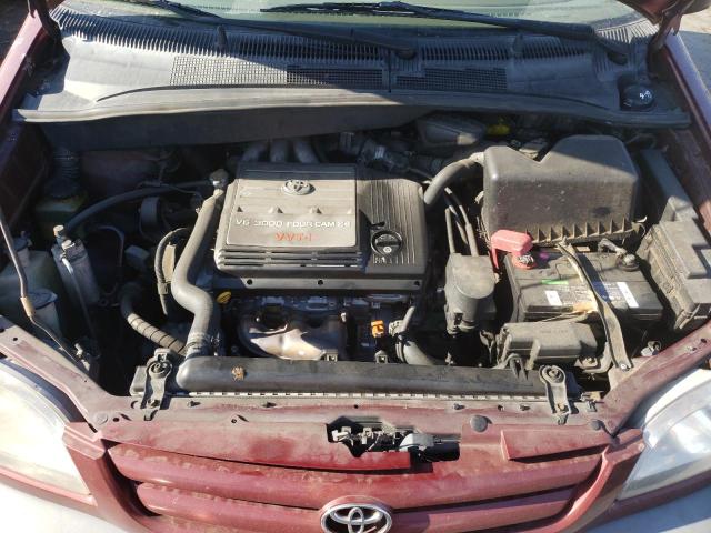 4T3ZF13C41U397310 - 2001 TOYOTA SIENNA LE RED photo 7