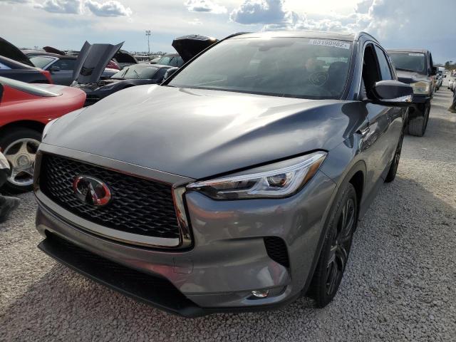 3PCAJ5BA5MF123594 - 2021 INFINITI QX50 LUXE GRAY photo 2