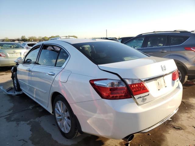 1HGCR3F87EA005913 - 2014 HONDA ACCORD EXL WHITE photo 3