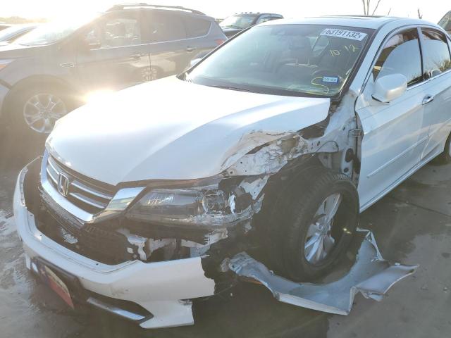 1HGCR3F87EA005913 - 2014 HONDA ACCORD EXL WHITE photo 9