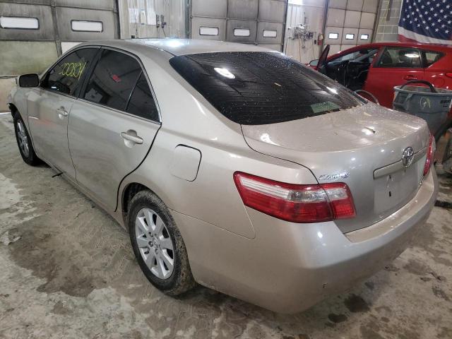 4T1BE46K47U594536 - 2007 TOYOTA CAMRY CE GOLD photo 3