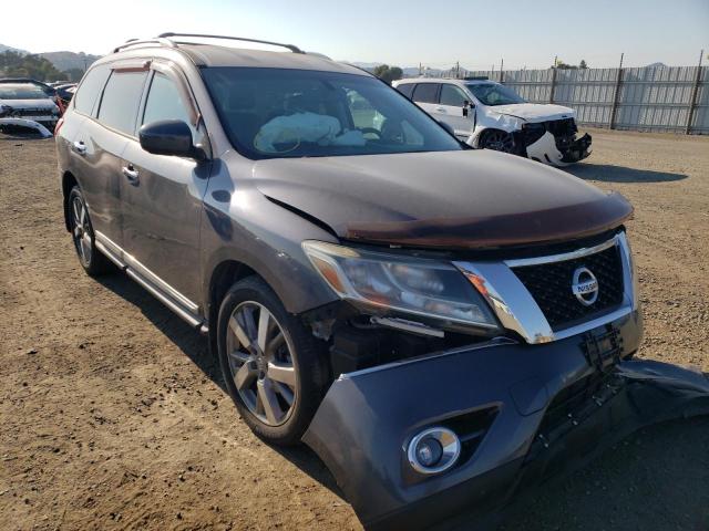 5N1AR2MM0EC606323 - 2014 NISSAN PATHFINDER GRAY photo 1