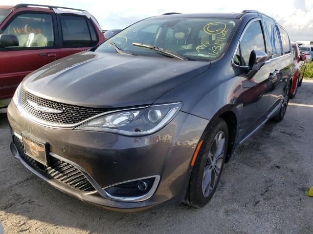 2C4RC1GG9HR679825 - 2017 CHRYSLER PACIFICA L GRAY photo 2