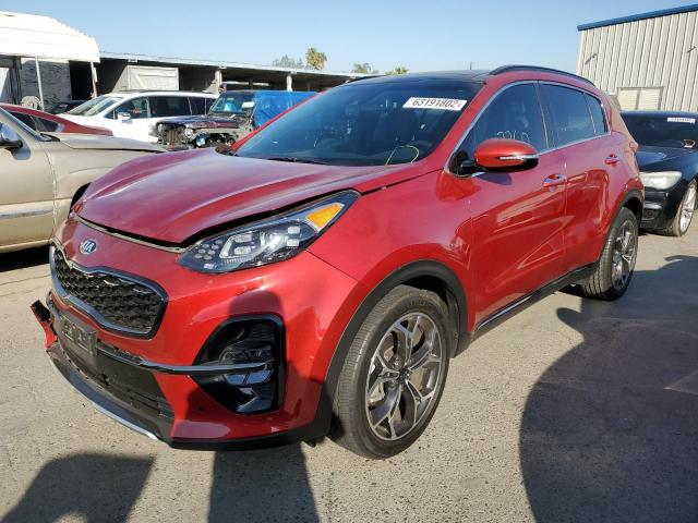 KNDPR3A6XM7852409 - 2021 KIA SPORTAGE S RED photo 2